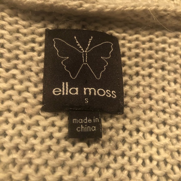 Ella Moss fur shawl collar sweater - Picture 6 of 8